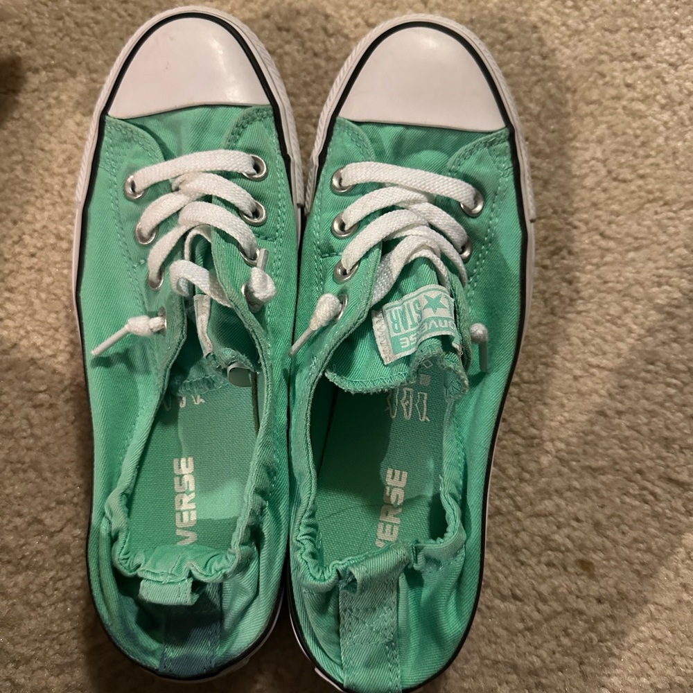 Green Converse Sneakers
